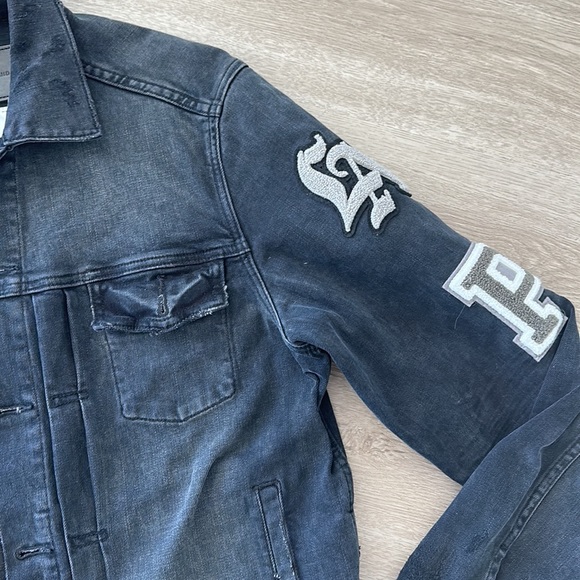 PURPLE BRAND LABEL size L denim jacket - Picture 2 of 4